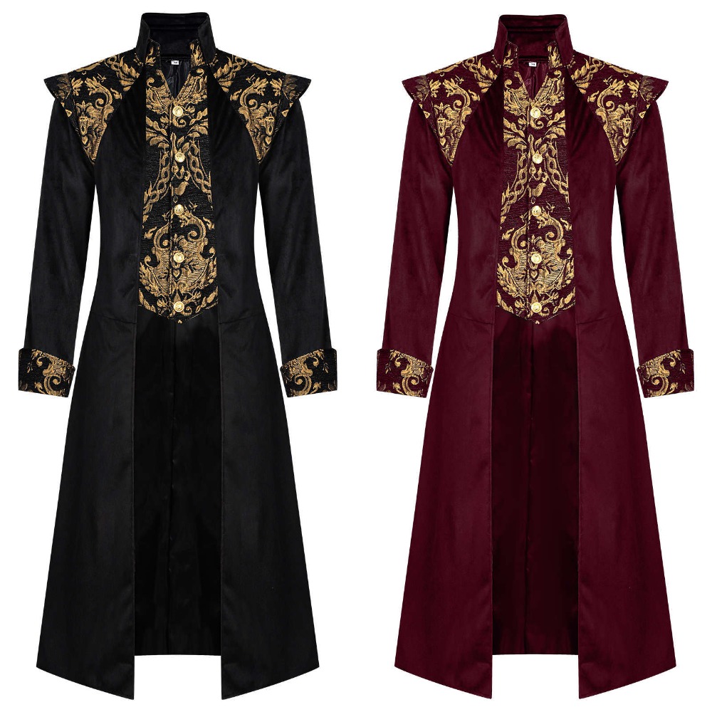 Victorian Women'S Formal Wear - Steampunk Middeleeuwse slipjasjas Victoriaanse gotische formele