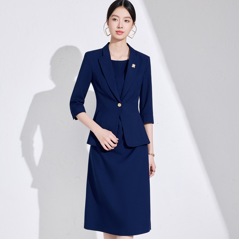 Women Formal Wear Shirt And Pant - Damespak jurkenset 2025 Nieuwe lente/zomer elegante