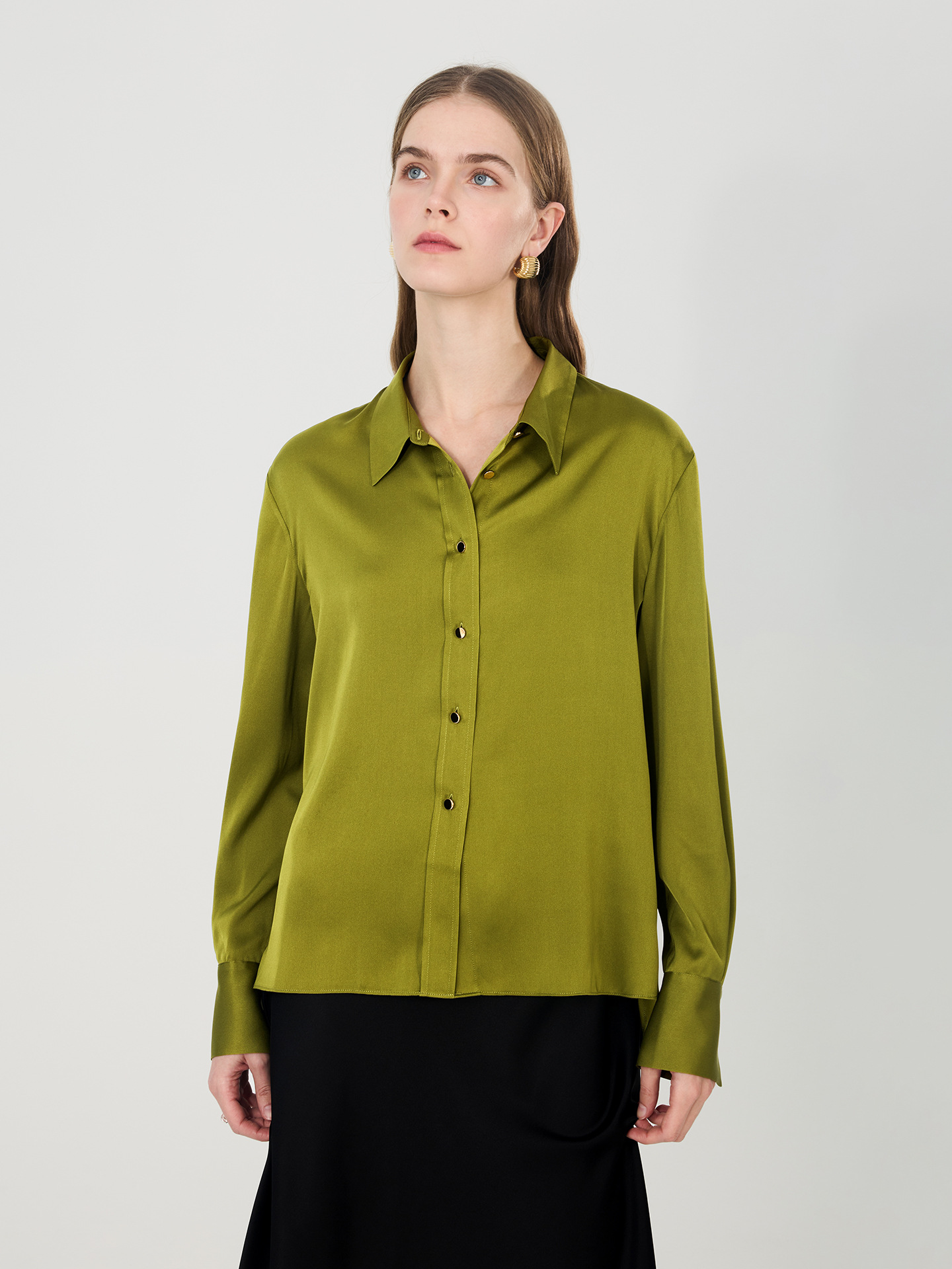 Women Formal Blouses For Evening Wear - 2026 Nieuw Mulberry Zijden Blouse Dames