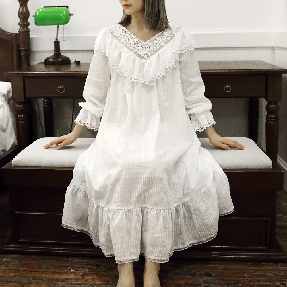 Victorian Women'S Formal Wear - Nieuwe Dames Lolita Prinses Sleepshirts Vintage