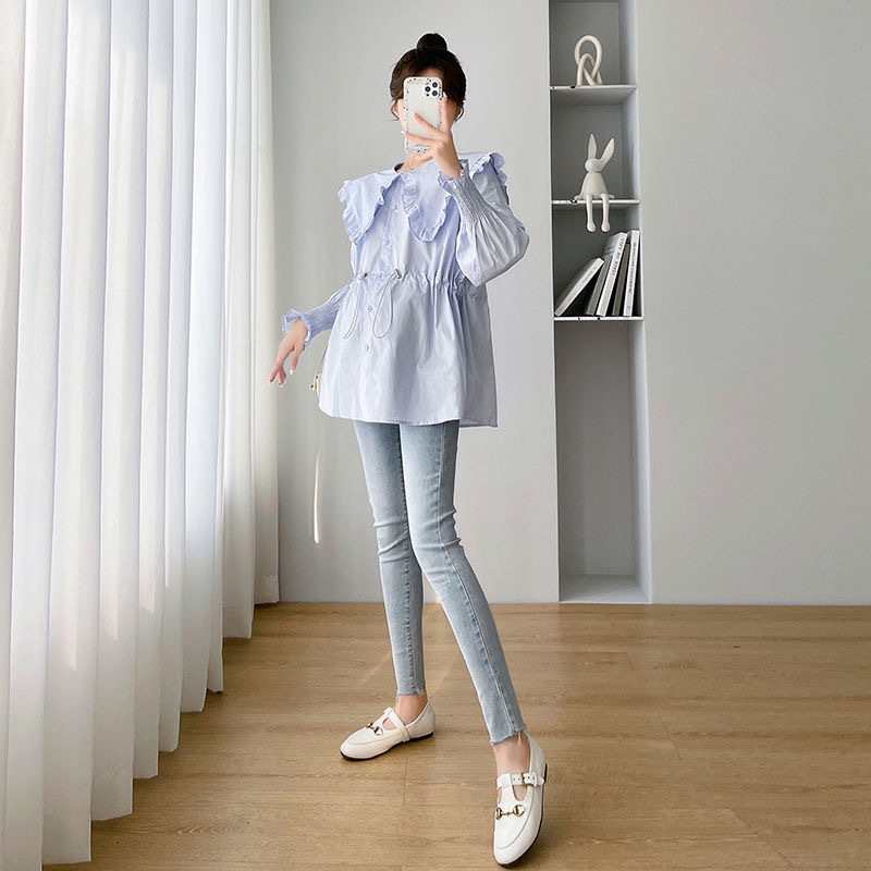 Women Formal Blouses For Evening Wear - Shirts met lange mouwen Dames katoenen