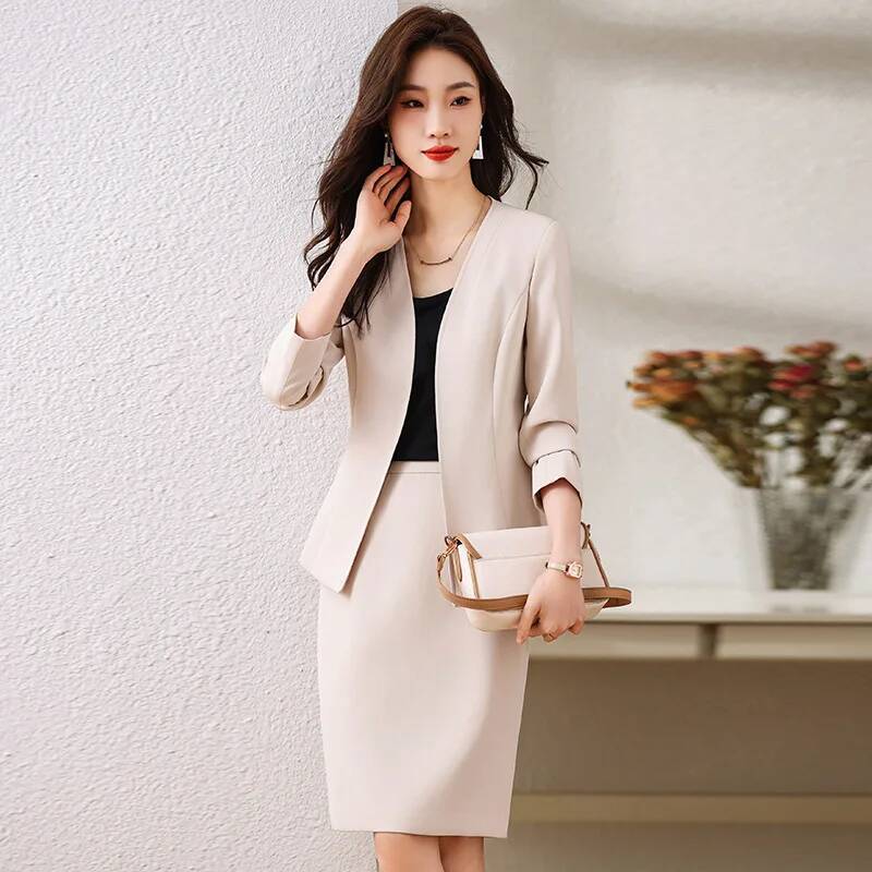 Women Formal Wear With Blazer - Formele damespakken met rok en jassen