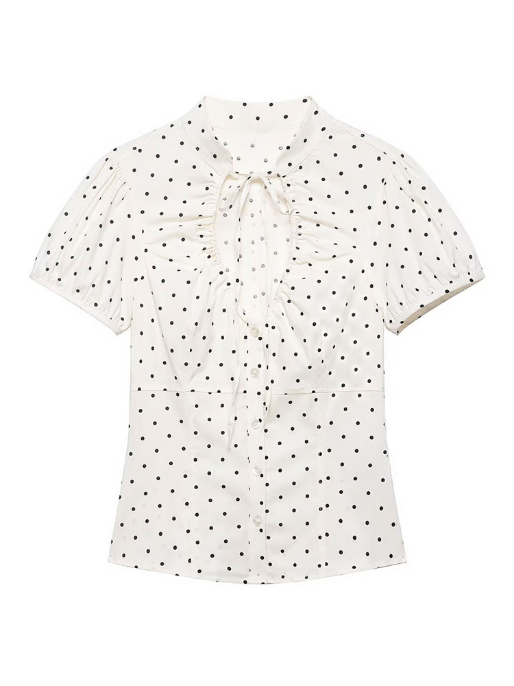 Women'S Formal Evening Wear Tops - HH Vintage Retro Dames Wit Blouse