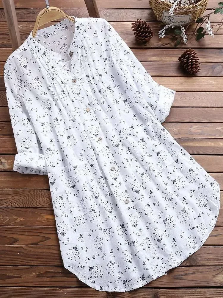 Women Formal Wear Tops - Plus Size Damesoverhemden 2025, Nieuwe Witte