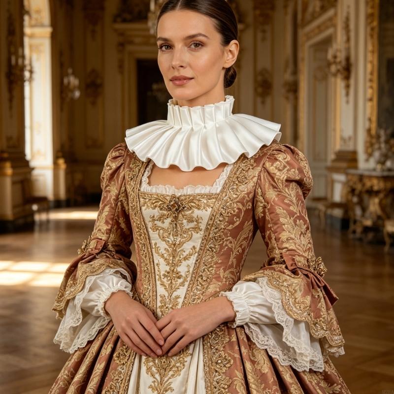 Victorian Women'S Formal Wear - 2025 Nieuwe decoratieve kraag Afneembare rucheskraag
