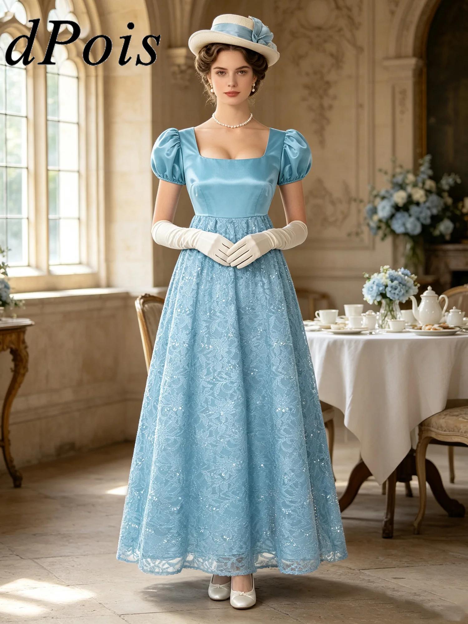 Victorian Women'S Formal Wear - Dames Vintage Jurken Regency Party Gown