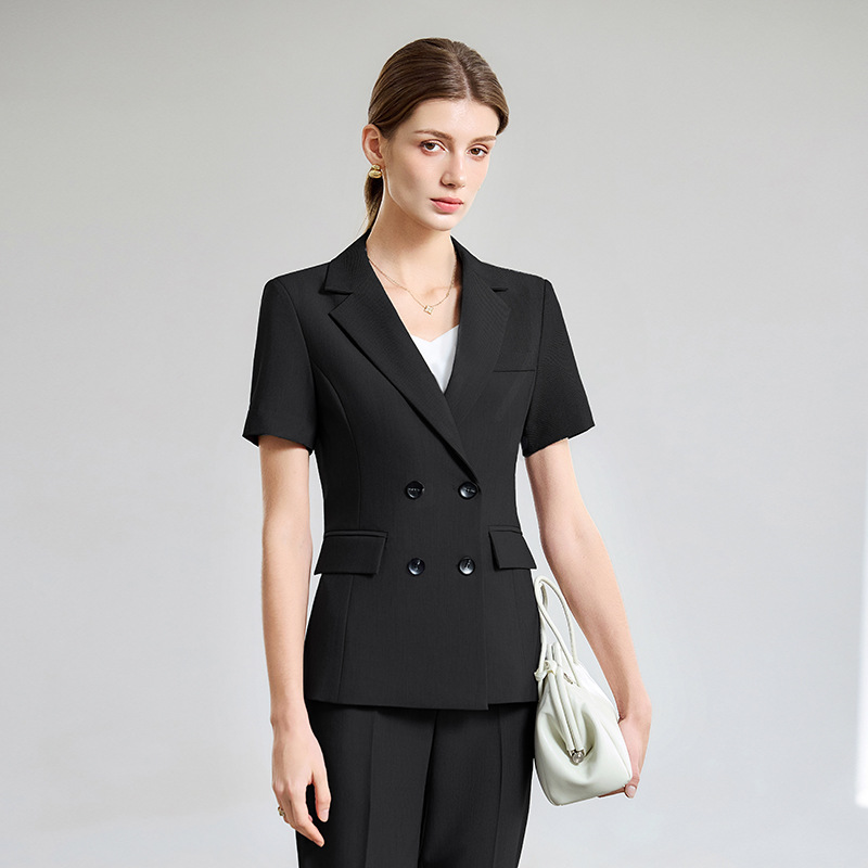 Dames zomer dunne korte mouwen - Women Formal Wear Shirt And Pant recensie en prijs