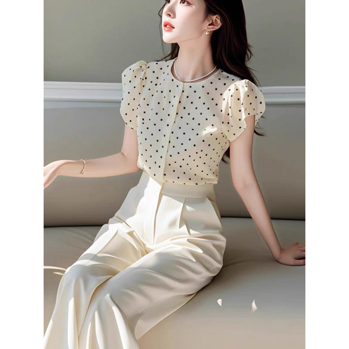 Nieuwe zomer elegante dames tw - Women Formal Wear Tops recensie en prijs