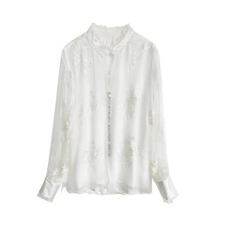 Opruiming Natuurlijke Linnen Z - Silk Blouse Button recensie en prijs