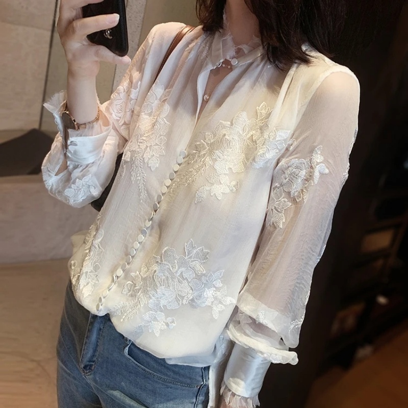 Opruiming Natuurlijke Linnen Z - Silk Blouse Button recensie en prijs