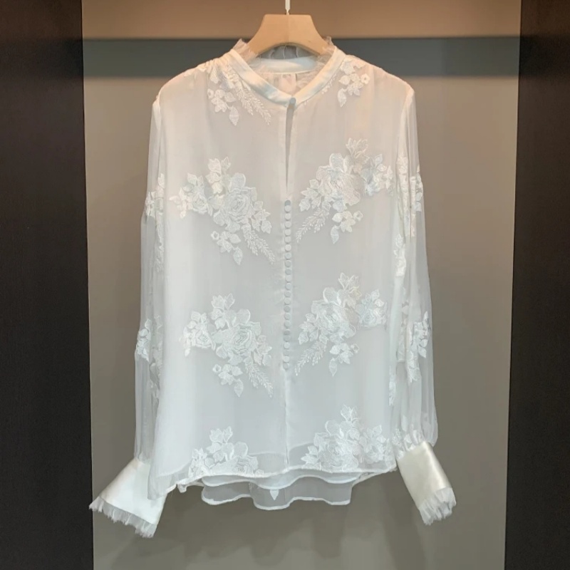 Opruiming Natuurlijke Linnen Z - Silk Blouse Button recensie en prijs
