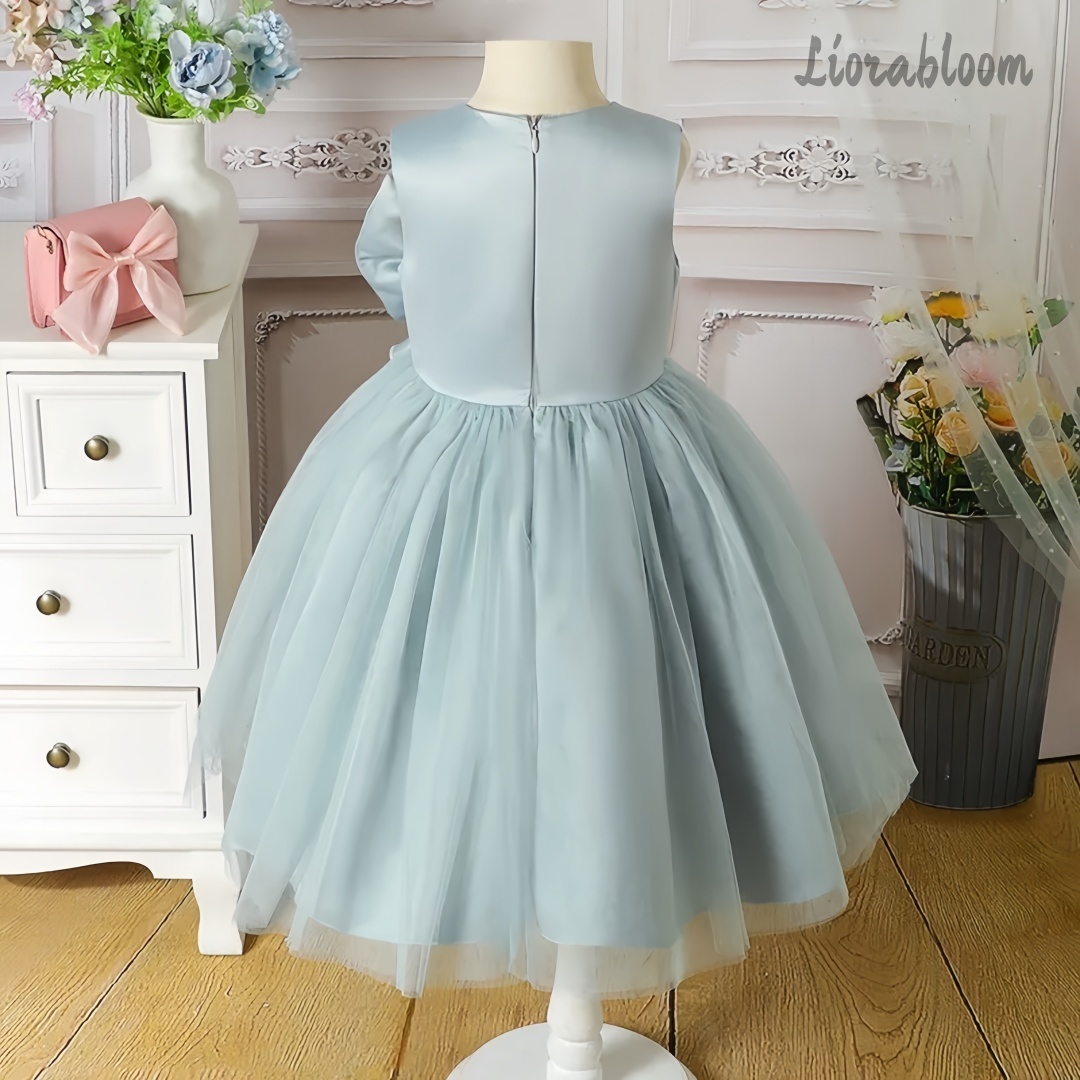 Blauwe kinderavondjurk bloemen - Large Women'S Formal Wear recensie en prijs