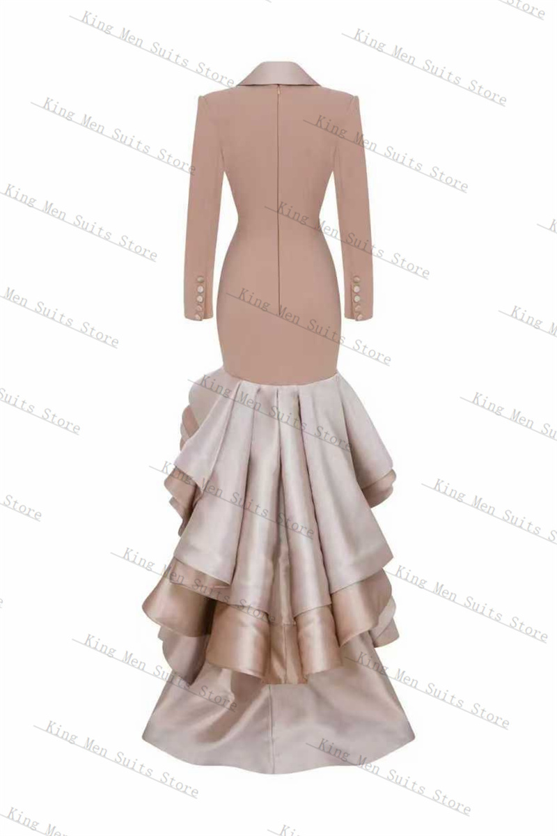 Champagne Dameskostuums 1-deli - Women'S Formal Wear Tuxedo recensie en prijs