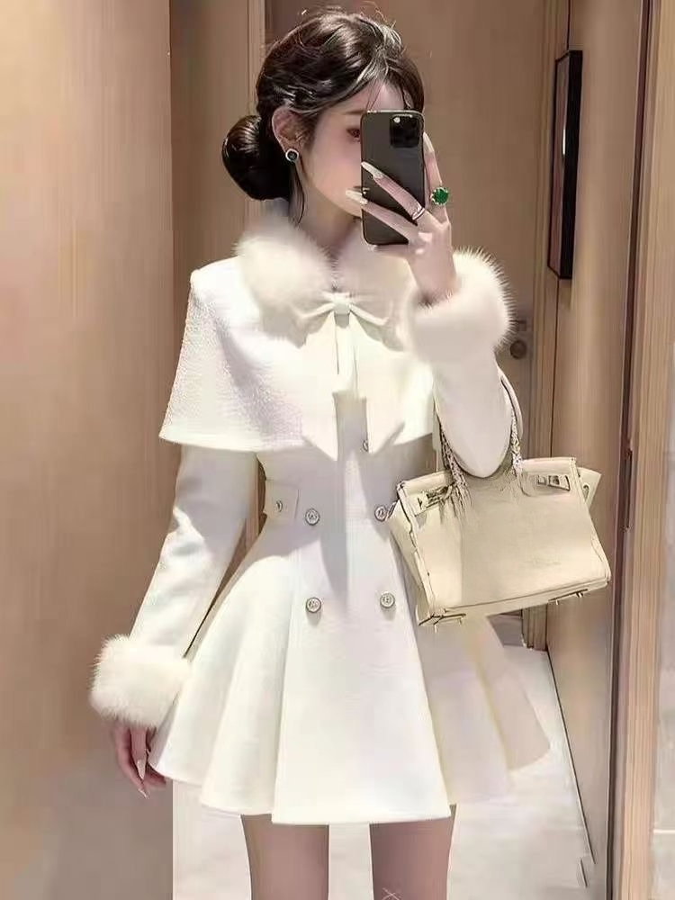 Franse elegante vintage wollen - Vintage Women'S Formal Wear recensie en prijs