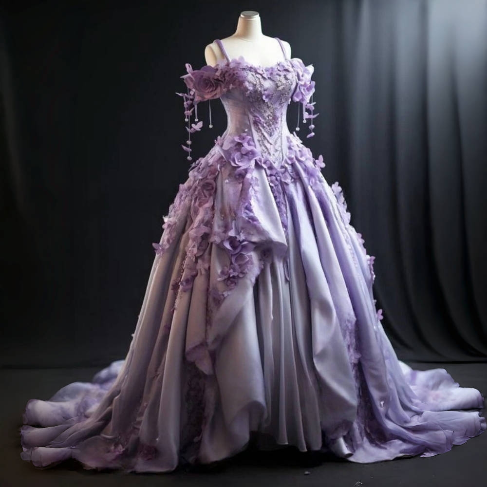 Elegante bloemen Victoriaanse  - Victorian Women'S Formal Wear recensie en prijs