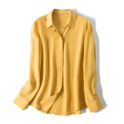 2025 Lente Nieuwe Dames Zijden - Silk Blouse Button recensie en prijs