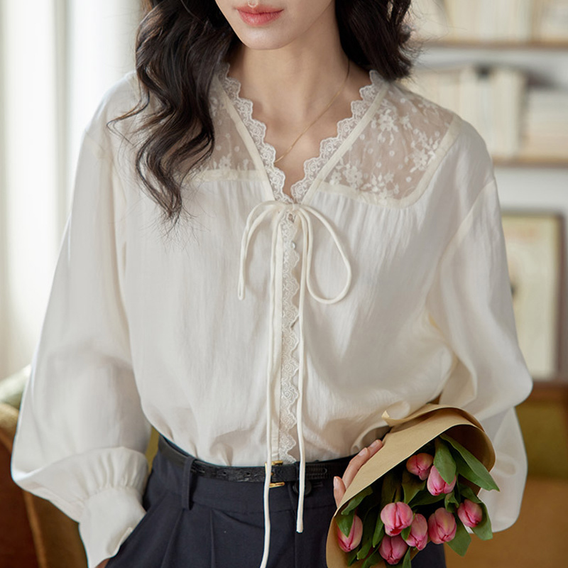Shirts met lange mouwen Dames  - Women Formal Blouses For Evening Wear recensie en prijs