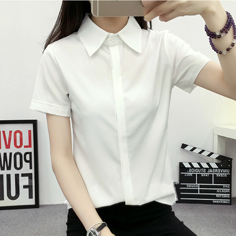 Wit los overhemd met korte mou - Large Women'S Formal Wear recensie en prijs