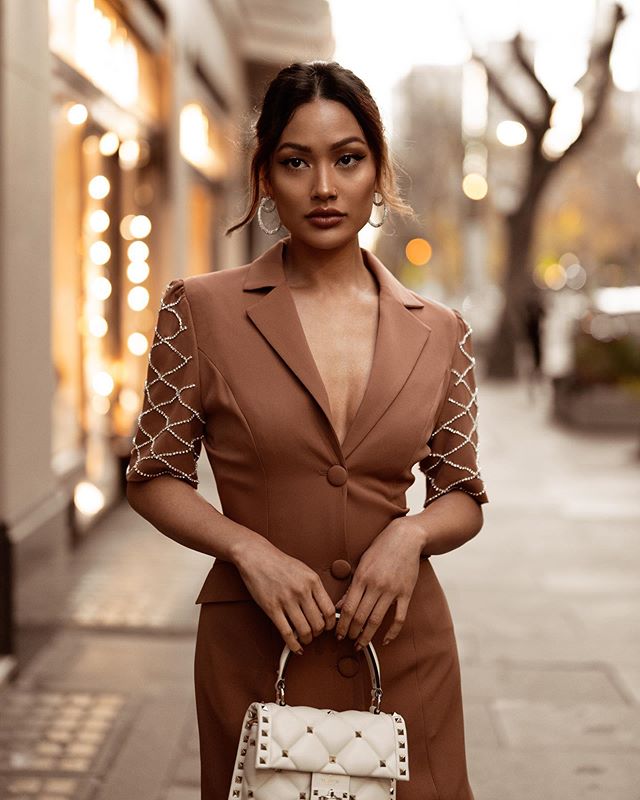 Bruine Moeder van de Bruid Jur - Women'S Formal Wear Tuxedo recensie en prijs