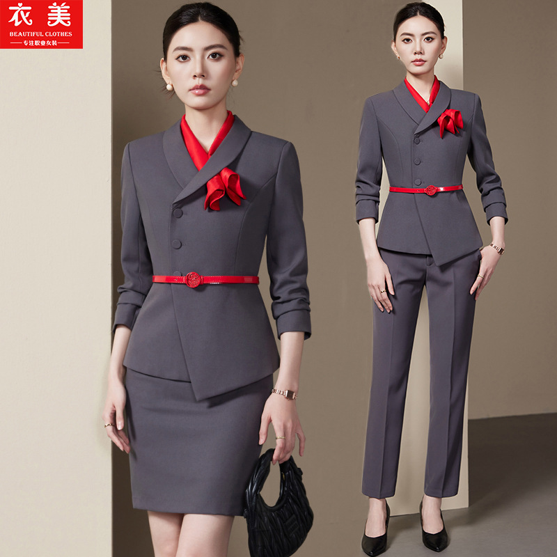 Grijs Damespak Set2025Nieuwe m - Women Formal Wear Store recensie en prijs