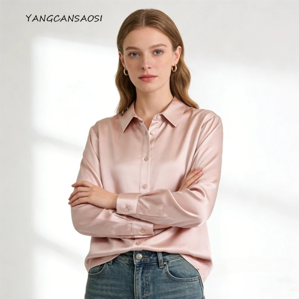 Zwaar 35MM 100% Natuurlijke Mo - Silk Blouse Button recensie en prijs