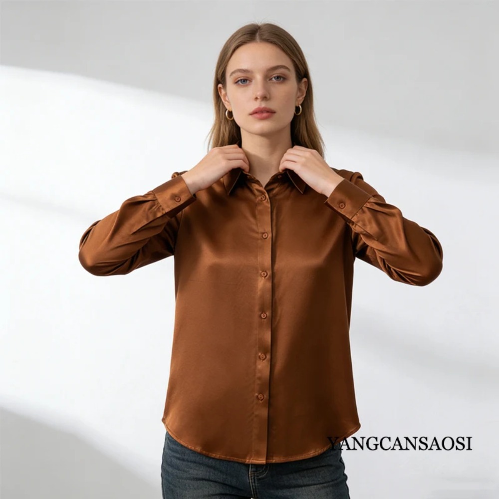 Zwaar 35MM 100% Natuurlijke Mo - Silk Blouse Button recensie en prijs