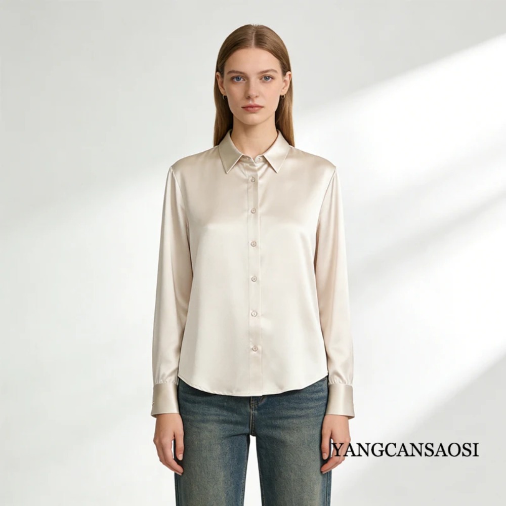 Zwaar 35MM 100% Natuurlijke Mo - Silk Blouse Button recensie en prijs
