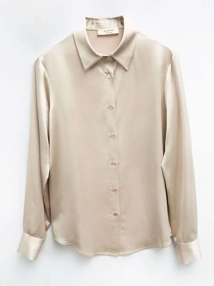 Zwaar 35MM 100% Natuurlijke Mo - Silk Blouse Button recensie en prijs