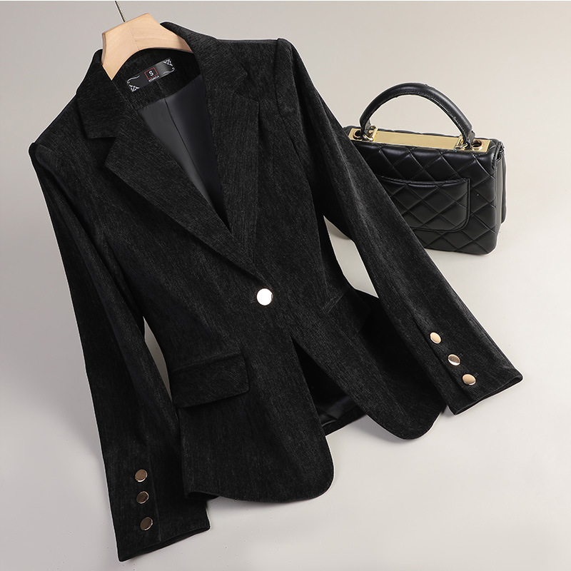 Geelgouden fluwelen blazer Dam - Women Formal Wear With Blazer recensie en prijs