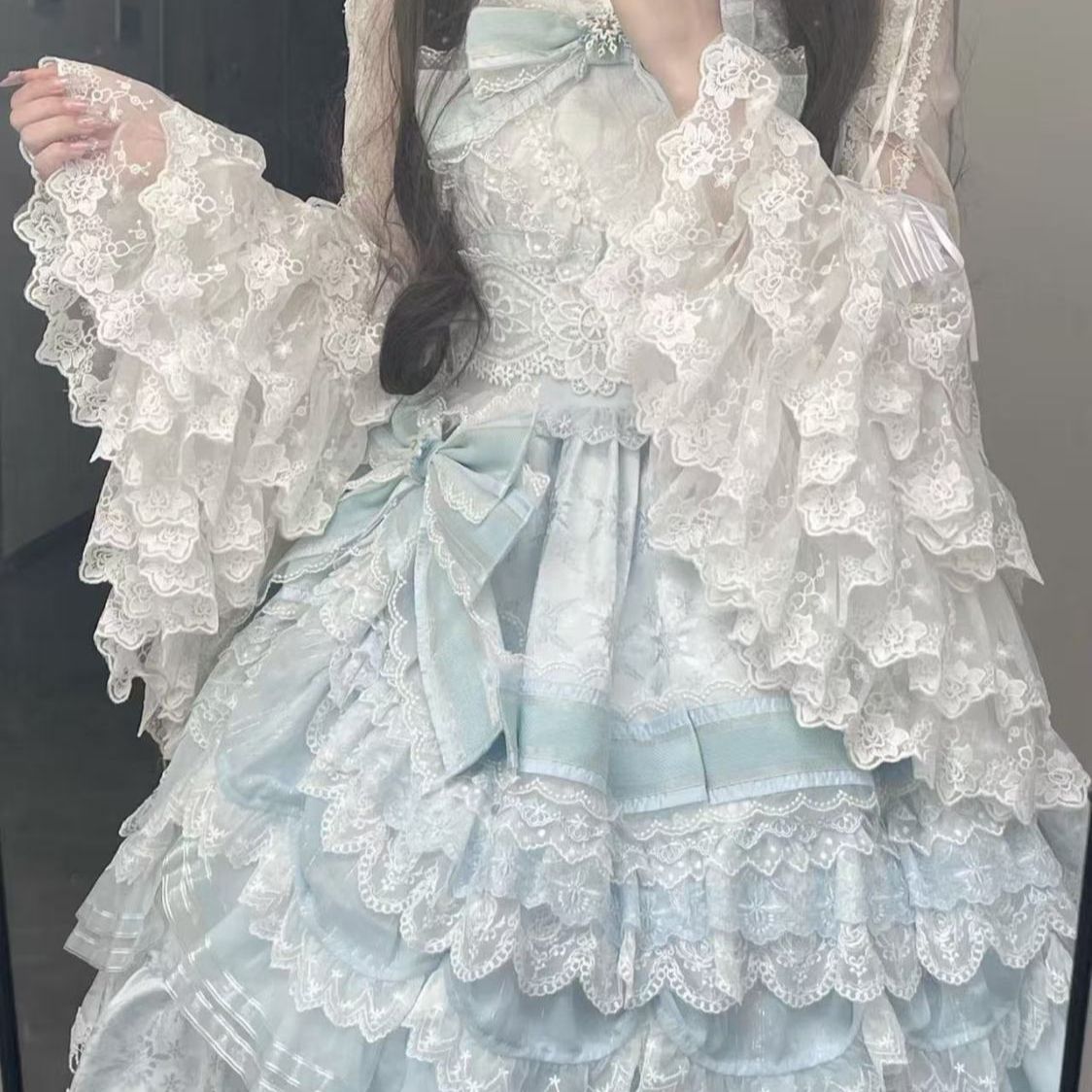 Zoete Lolita blouse met kanten - Women Formal Blouses For Evening Wear recensie en prijs