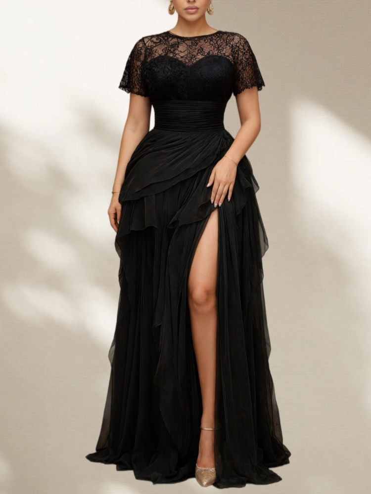 Elegante Plus Size kant-en-mes - Vintage Women'S Formal Wear recensie en prijs