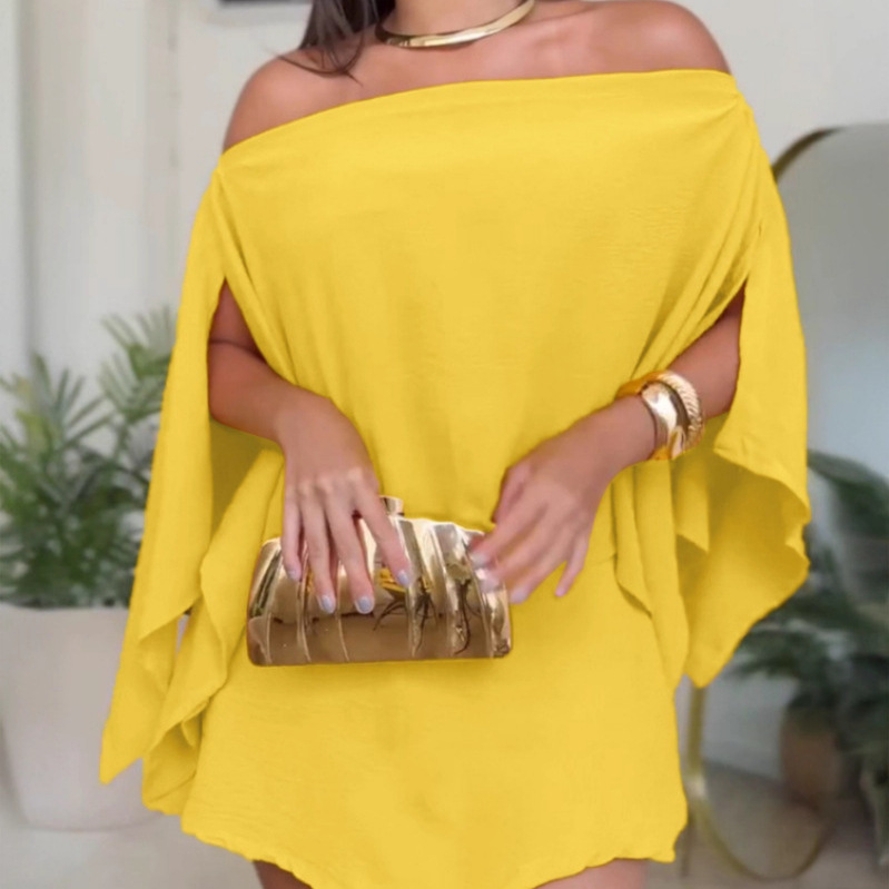 Effen kleur losse onregelmatig - Women Formal Wear Types recensie en prijs