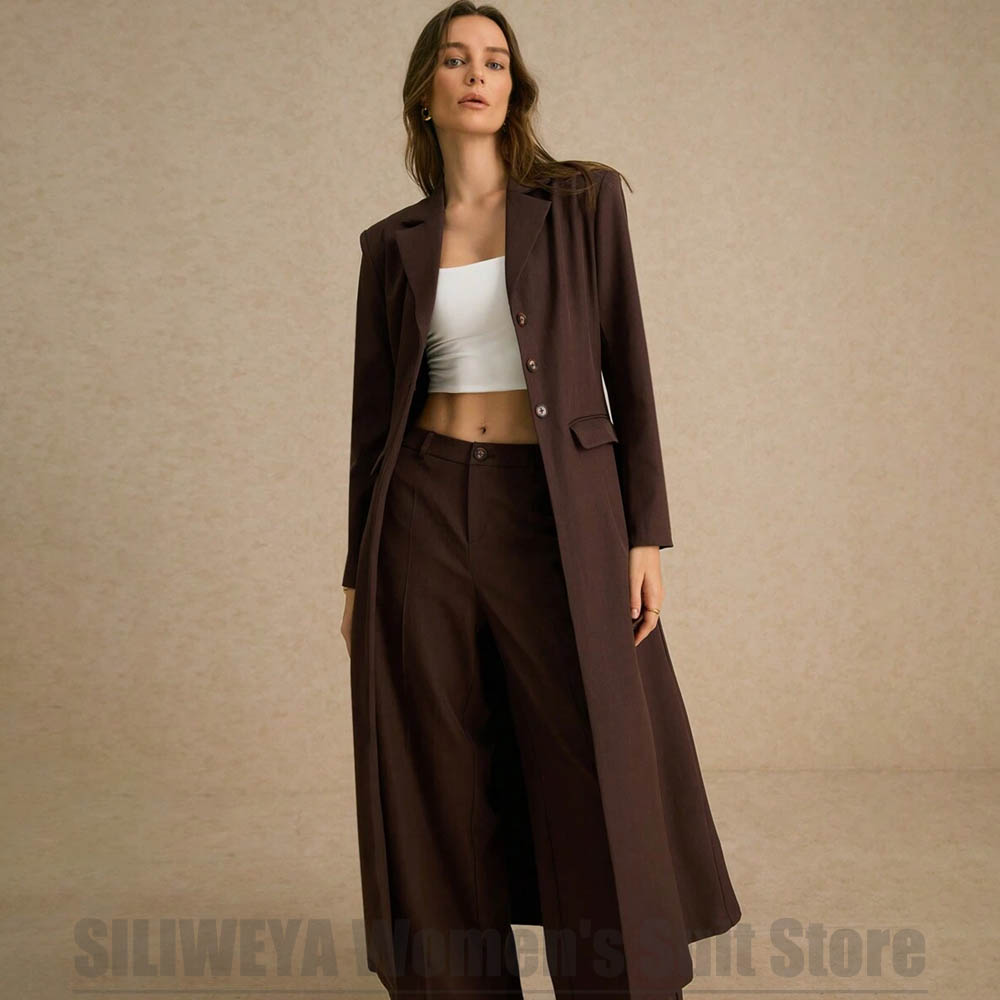 Mode damespak 2-delig lange mo - Women Formal Wear Shirt And Pant recensie en prijs