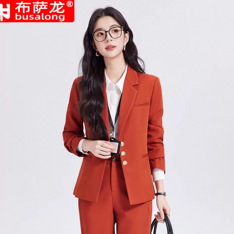 Kaki damespakset, high-end, ca - Women Formal Wear Shirt And Pant recensie en prijs