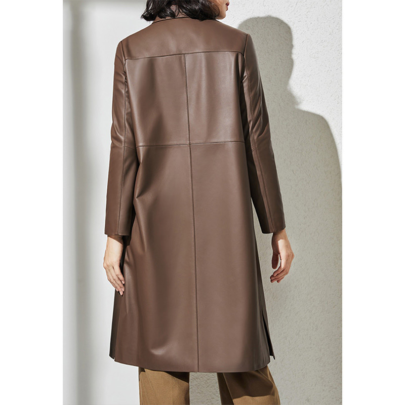 Grote maat leren trenchcoat vo - Large Women'S Formal Wear recensie en prijs