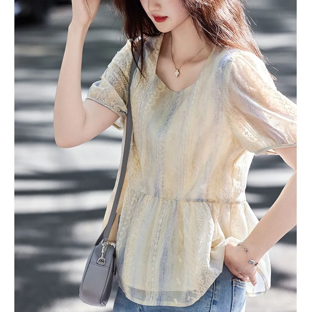Dames Koreaanse stijl losse ka - Women Formal Blouses For Evening Wear recensie en prijs