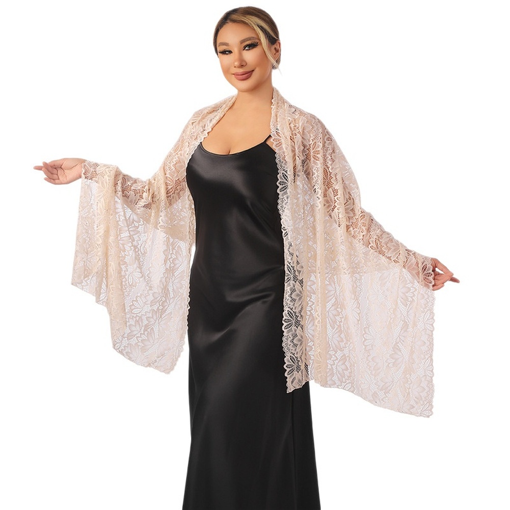 Lichtgewicht kanten sjaal met  - Women Formal Wear Types recensie en prijs